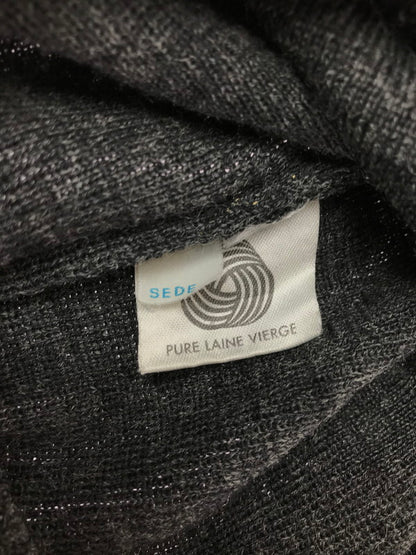 【中古品】【メンズ】 SAINT JAMES セントジェームス 80～90's V-NECK KNIT SWEATER GRAY Vネック ニット セーター FRANCE製 トップス 146-260820-rt-13-tag サイズ：XL カラー：グレー 万代Net店