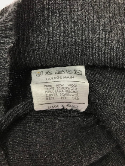 【中古品】【メンズ】 SAINT JAMES セントジェームス 80～90's V-NECK KNIT SWEATER GRAY Vネック ニット セーター FRANCE製 トップス 146-260820-rt-13-tag サイズ：XL カラー：グレー 万代Net店