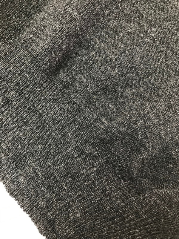 【中古品】【メンズ】 SAINT JAMES セントジェームス 80～90's V-NECK KNIT SWEATER GRAY Vネック ニット セーター FRANCE製 トップス 146-260820-rt-13-tag サイズ：XL カラー：グレー 万代Net店