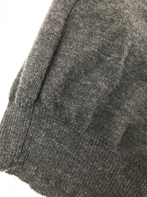 【中古品】【メンズ】 SAINT JAMES セントジェームス 80～90's V-NECK KNIT SWEATER GRAY Vネック ニット セーター FRANCE製 トップス 146-260820-rt-13-tag サイズ：XL カラー：グレー 万代Net店