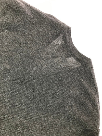 【中古品】【メンズ】 SAINT JAMES セントジェームス 80～90's V-NECK KNIT SWEATER GRAY Vネック ニット セーター FRANCE製 トップス 146-260820-rt-13-tag サイズ：XL カラー：グレー 万代Net店