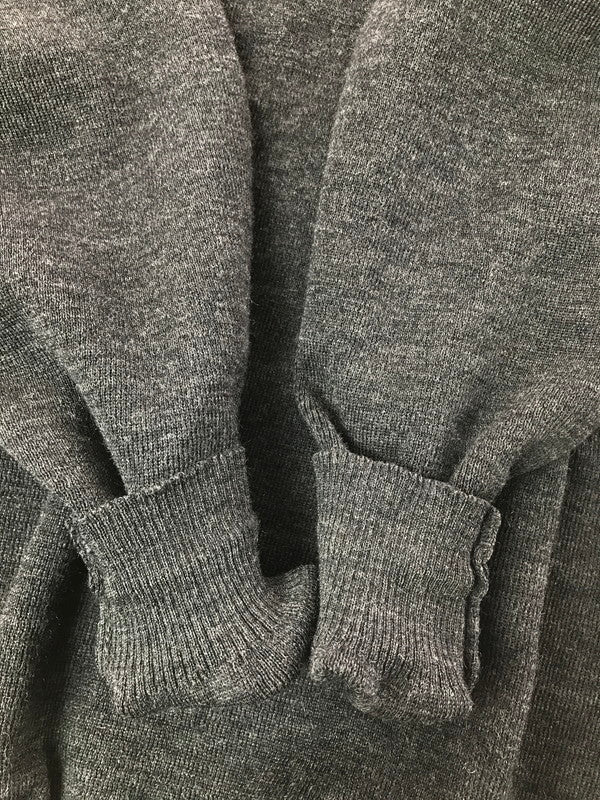【中古品】【メンズ】 SAINT JAMES セントジェームス 80～90's V-NECK KNIT SWEATER GRAY Vネック ニット セーター FRANCE製 トップス 146-260820-rt-13-tag サイズ：XL カラー：グレー 万代Net店