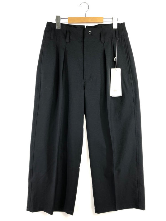 【中古品】【メンズ】 SATOU サトウ DOKAN WIDE SLACKS PT25008 ドカン ワイド スウェット パンツ ボトムス 151-260410-rt-06-tag サイズ：1 カラー：ブラック 万代Net店