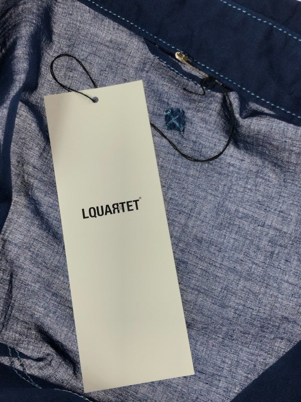 【中古美品】【メンズ】 LQUARTET エルカルテット 60’s COLLAR CRAFTSMAN SHIRT LQ25FW-LS-008 60年代 カラー クラフトマン シャツ トップス 140-260404-rt-04-tag サイズ：L カラー：インディゴ ダイイング 万代Net店
