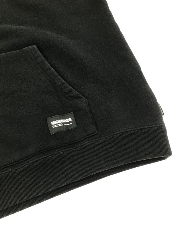 【中古品】【メンズ】 NEIGHBORHOOD ネイバーフッド × ANTHRAX アンスラックス SWEATPARKA 232UWNH-CSM02S スウェット パーカー ブラック 142-260408-rt-05-tag サイズ：L カラー：ブラック 万代Net店