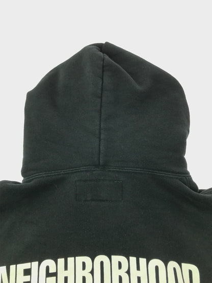 【中古品】【メンズ】 NEIGHBORHOOD ネイバーフッド × ANTHRAX アンスラックス SWEATPARKA 232UWNH-CSM02S スウェット パーカー ブラック 142-260408-rt-05-tag サイズ：L カラー：ブラック 万代Net店