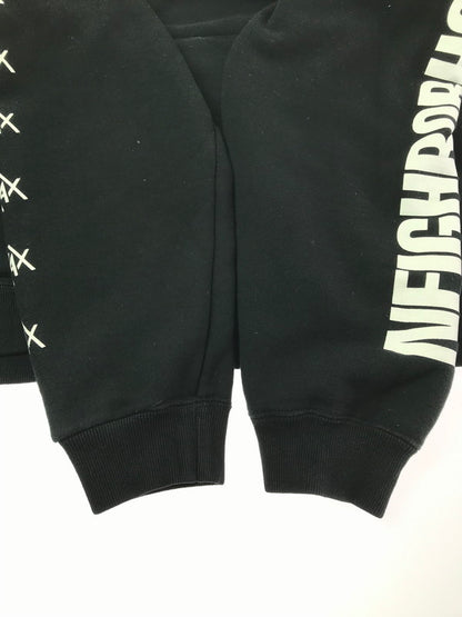 【中古品】【メンズ】 NEIGHBORHOOD ネイバーフッド × ANTHRAX アンスラックス SWEATPARKA 232UWNH-CSM02S スウェット パーカー ブラック 142-260408-rt-05-tag サイズ：L カラー：ブラック 万代Net店