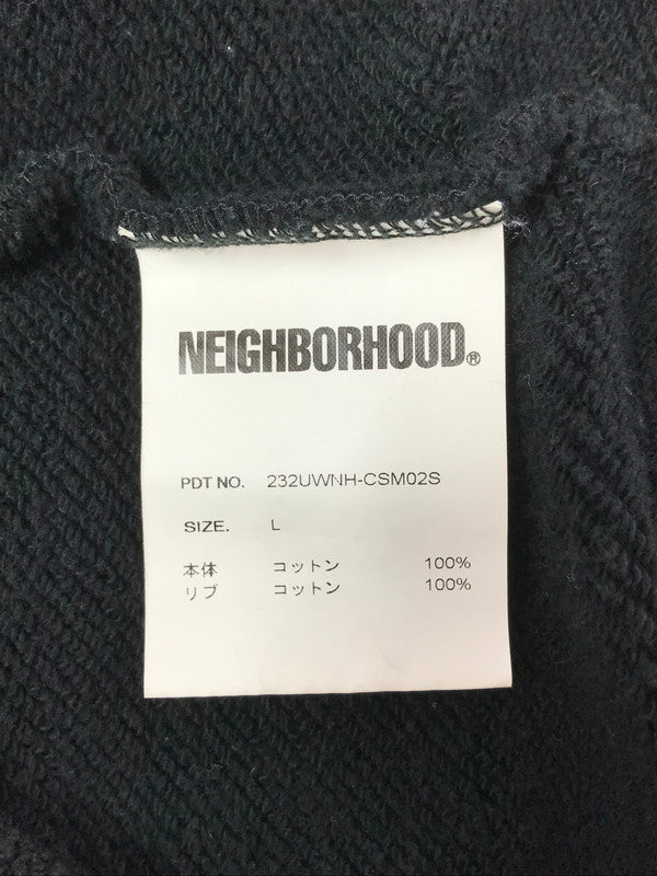 【中古品】【メンズ】 NEIGHBORHOOD ネイバーフッド × ANTHRAX アンスラックス SWEATPARKA 232UWNH-CSM02S スウェット パーカー ブラック 142-260408-rt-05-tag サイズ：L カラー：ブラック 万代Net店