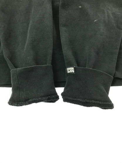 【中古品】【メンズ】 NEIGHBORHOOD ネイバーフッド × A BATHING APE ア ベイシング エイプ SKULL CREWNECK 001SWE731908X スカル クルーネック スウェット トレーナー 142-260408-rt-03-tag サイズ：M カラー：ブラック 万代Net店