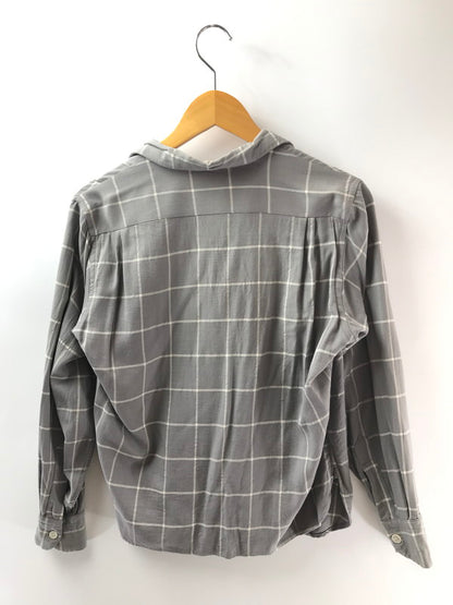 【中古品】【メンズ】 GAME AND LAKE ゲーム・アンド・レイク 40～50's CHECK OPEN-COLLAR RAYON L/S SHIRT 40～50年代 チェック オープンカラー レーヨンシャツ 146-260408-rt-12-tag サイズ：16 カラー：ライトグレー 万代Net店
