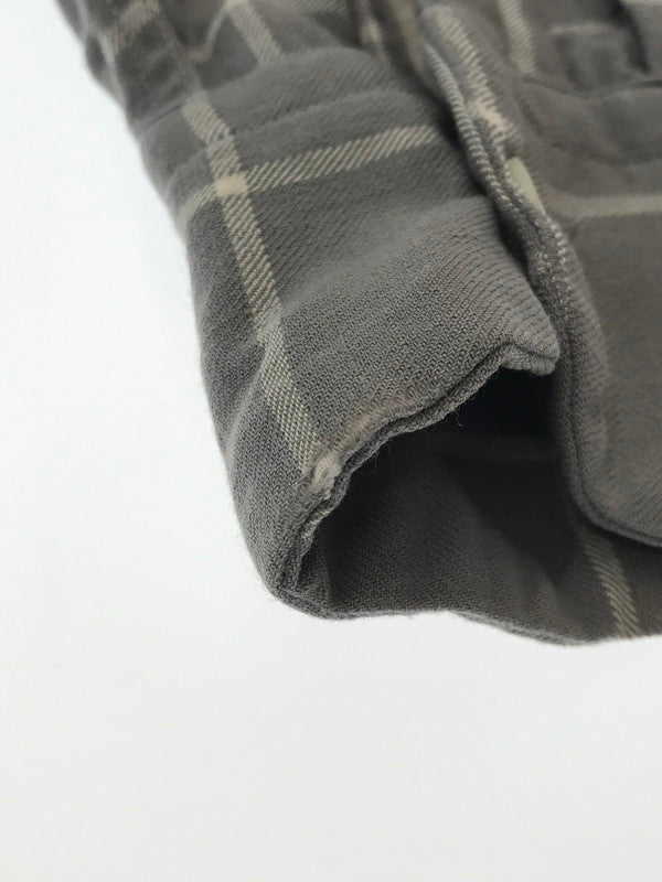 【中古品】【メンズ】 GAME AND LAKE ゲーム・アンド・レイク 40～50's CHECK OPEN-COLLAR RAYON L/S SHIRT 40～50年代 チェック オープンカラー レーヨンシャツ 146-260408-rt-12-tag サイズ：16 カラー：ライトグレー 万代Net店