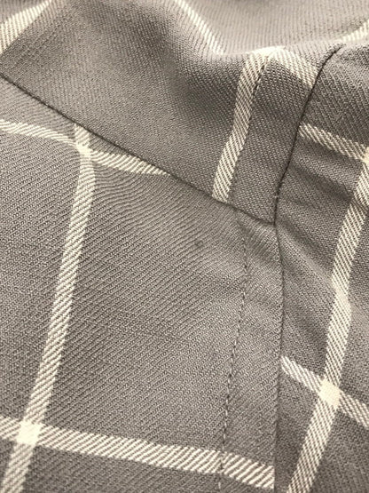 【中古品】【メンズ】 GAME AND LAKE ゲーム・アンド・レイク 40～50's CHECK OPEN-COLLAR RAYON L/S SHIRT 40～50年代 チェック オープンカラー レーヨンシャツ 146-260408-rt-12-tag サイズ：16 カラー：ライトグレー 万代Net店