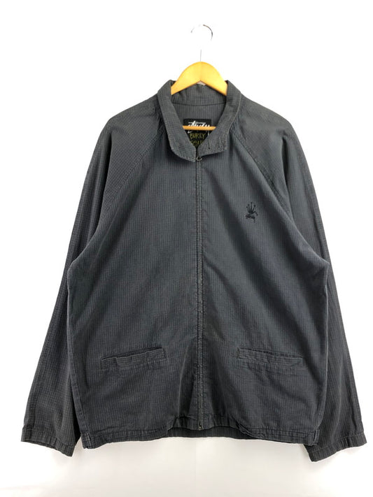 【現状渡し品】【メンズ】 OLD STUSSY オールド ステューシー BURLY GEAR 80～90’s ZIP UP BLOUSON バーリー ギア 80年代～90年代 ジップアップ ブルゾン 142-260403-rt-06-tagh サイズ：L カラー：グレー 万代Net店