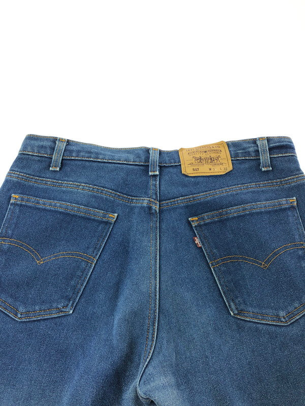 【中古品】【メンズ】 Levi's リーバイス SMALL-E 90's 517 DENIM PANTS スモール E 517 デニムパンツ 157-260409-rt-18-tag サイズ：W36 カラー：ブルー 万代Net店