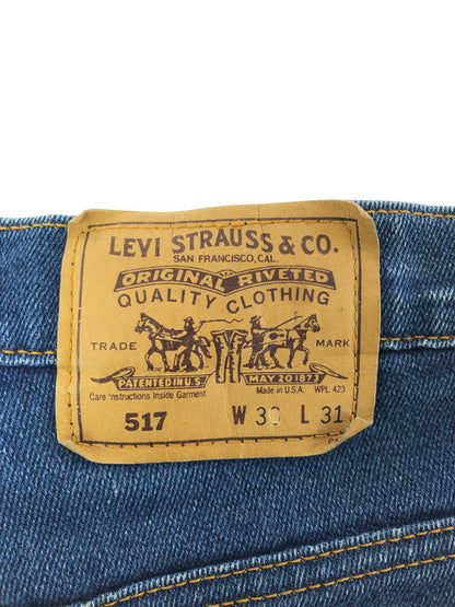 【中古品】【メンズ】 Levi's リーバイス SMALL-E 90's 517 DENIM PANTS スモール E 517 デニムパンツ 157-260409-rt-18-tag サイズ：W36 カラー：ブルー 万代Net店