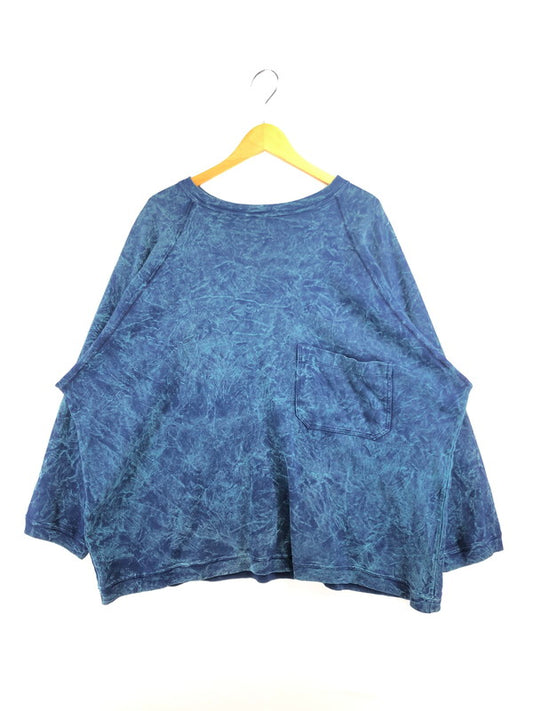【中古品】【メンズ】 CITY LIGHTS シティー ライト L/S POCKET T-SHIRT USA製 ロングスリーブ Tシャツ トップス 146-260505-rt-07-tag サイズ：ONE SIZE カラー：ブルー 万代Net店