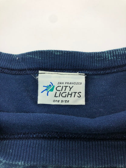 【中古品】【メンズ】 CITY LIGHTS シティー ライト L/S POCKET T-SHIRT USA製 ロングスリーブ Tシャツ トップス 146-260505-rt-07-tag サイズ：ONE SIZE カラー：ブルー 万代Net店
