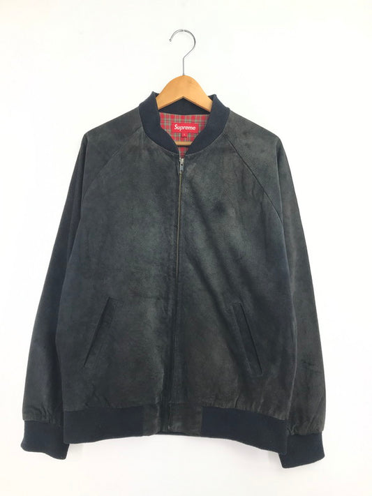 【中古品】【メンズ】 SUPREME シュプリーム 12SS SUEDE BOMBER JACKET スエード ボンバー ジャケット アウター 149-260424-rt-27-tagh サイズ：L カラー：ブラウン 万代Net店