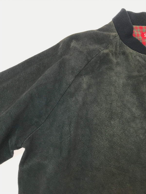 【中古品】【メンズ】 SUPREME シュプリーム 12SS SUEDE BOMBER JACKET スエード ボンバー ジャケット アウター 149-260424-rt-27-tagh サイズ：L カラー：ブラウン 万代Net店