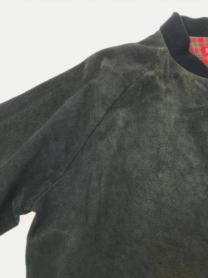 【中古品】【メンズ】 SUPREME シュプリーム 12SS SUEDE BOMBER JACKET スエード ボンバー ジャケット アウター 149-260424-rt-27-tagh サイズ：L カラー：ブラウン 万代Net店