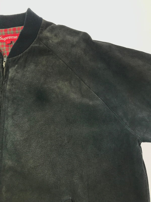 【中古品】【メンズ】 SUPREME シュプリーム 12SS SUEDE BOMBER JACKET スエード ボンバー ジャケット アウター 149-260424-rt-27-tagh サイズ：L カラー：ブラウン 万代Net店