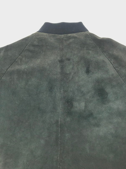 【中古品】【メンズ】 SUPREME シュプリーム 12SS SUEDE BOMBER JACKET スエード ボンバー ジャケット アウター 149-260424-rt-27-tagh サイズ：L カラー：ブラウン 万代Net店