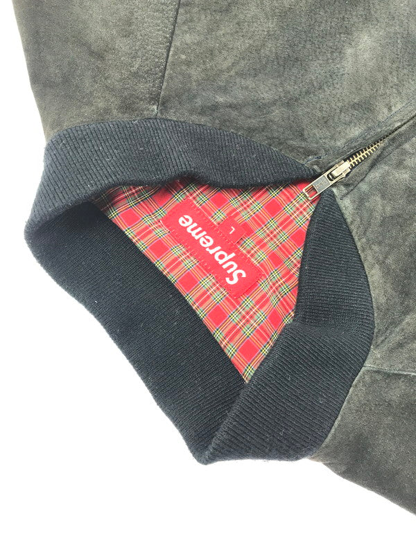【中古品】【メンズ】 SUPREME シュプリーム 12SS SUEDE BOMBER JACKET スエード ボンバー ジャケット アウター 149-260424-rt-27-tagh サイズ：L カラー：ブラウン 万代Net店