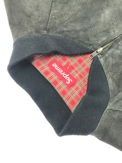 【中古品】【メンズ】 SUPREME シュプリーム 12SS SUEDE BOMBER JACKET スエード ボンバー ジャケット アウター 149-260424-rt-27-tagh サイズ：L カラー：ブラウン 万代Net店