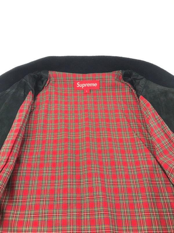 【中古品】【メンズ】 SUPREME シュプリーム 12SS SUEDE BOMBER JACKET スエード ボンバー ジャケット アウター 149-260424-rt-27-tagh サイズ：L カラー：ブラウン 万代Net店