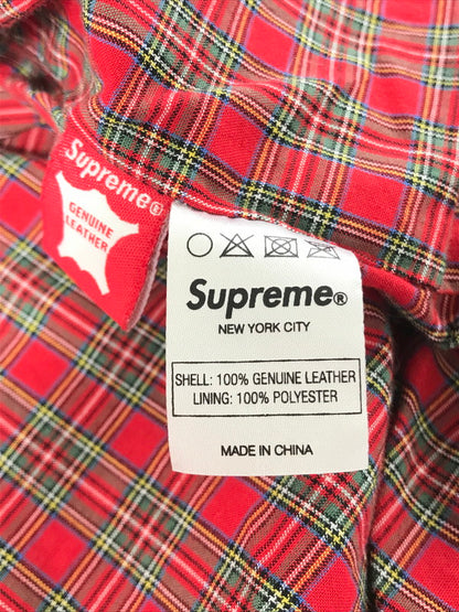 【中古品】【メンズ】 SUPREME シュプリーム 12SS SUEDE BOMBER JACKET スエード ボンバー ジャケット アウター 149-260424-rt-27-tagh サイズ：L カラー：ブラウン 万代Net店