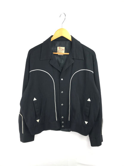 【現状渡し品】【メンズ】 H BAR C エイチバーシー 70's WESTERN JACKET 70年代 ウエスタン ジャケット ライトアウター 146-260326-rt-12-tag サイズ：L カラー：ブラック 万代Net店