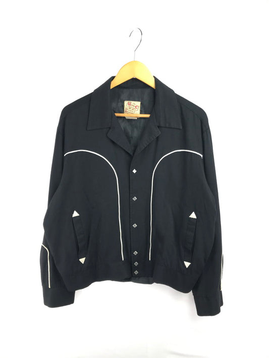 【現状渡し品】【メンズ】 H BAR C エイチバーシー 70's WESTERN JACKET 70年代 ウエスタン ジャケット ライトアウター 146-260326-rt-12-tag サイズ：L カラー：ブラック 万代Net店