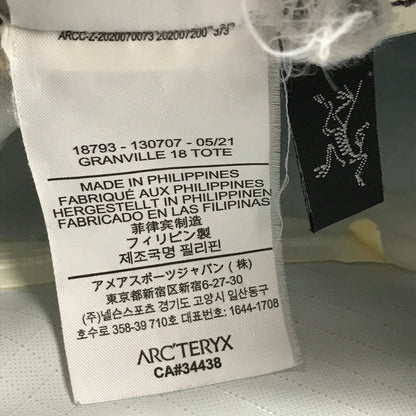 【現状渡し品】【メンズ】 ARC'TERYX アークテリクス GRANVILLE 18 TOTE 18793 グランヴィル 18 トートバッグ カバン 188-260428-na-09-tagh カラー：ネイビー系 万代Net店