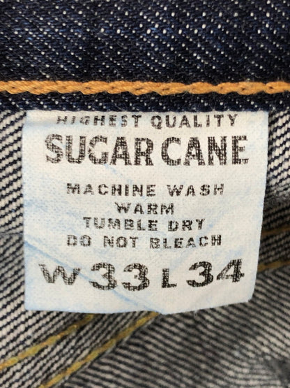 【中古品】【メンズ】 SUGAR CANE シュガーケーン STANDARD DENIM 1947 MODEL LOT NO.SC41947 スタンダード デニム 1947 モデル 156-260409-rt-24-tag サイズ：W33 L34 カラー：インディゴ 万代Net店