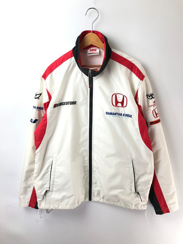 【中古品】【メンズ】 SUPER AGURI スーパー アグリ F1 TEAM HONDA NYLON JACKET エフワン チーム ホンダ ナイロン ジャケット 146-260822-rt-15-tagh サイズ：XL カラー：ホワイト 万代Net店