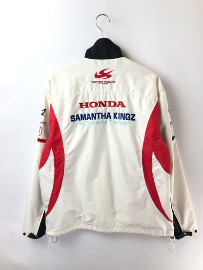 【中古品】【メンズ】 SUPER AGURI スーパー アグリ F1 TEAM HONDA NYLON JACKET エフワン チーム ホンダ ナイロン ジャケット 146-260822-rt-15-tagh サイズ：XL カラー：ホワイト 万代Net店