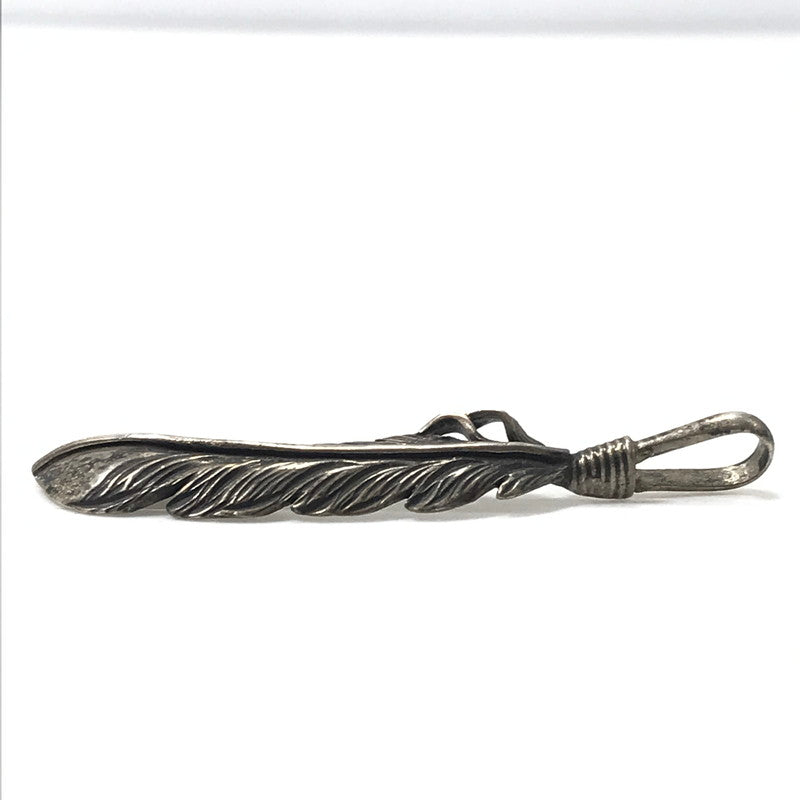 【現状渡し品】【メンズ】 BIG HAND ビッグハンド FEATHER PENDANT TOP フェザー ペンダントトップ アクセサリー 191-260627-na-11-tagh カラー：シルバー 万代Net店