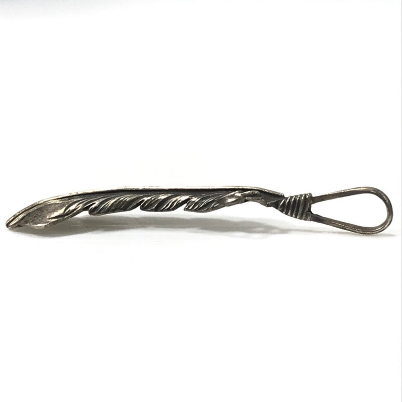 【現状渡し品】【メンズ】 BIG HAND ビッグハンド FEATHER PENDANT TOP フェザー ペンダントトップ アクセサリー 191-260627-na-12-tagh カラー：シルバー 万代Net店