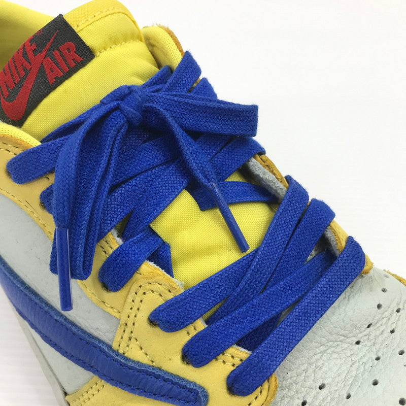 【現状渡し品】【メンズ】 NIKE ナイキ ×TRAVIS SCOTT トラヴィススコット WMNS AIR JORDAN 1 RETRO LOW OG DZ4137-700 ウィメンズ エアジョーダン 1 レトロ スニーカー 靴 160-260411-na-11-tagh サイズ：26.5cm US 9.5 カラー：CANARY/RACER BLUE-LIGHT SILVER 万代Net店