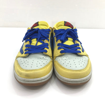 【現状渡し品】【メンズ】 NIKE ナイキ ×TRAVIS SCOTT トラヴィススコット WMNS AIR JORDAN 1 RETRO LOW OG DZ4137-700 ウィメンズ エアジョーダン 1 レトロ スニーカー 靴 160-260411-na-11-tagh サイズ：26.5cm US 9.5 カラー：CANARY/RACER BLUE-LIGHT SILVER 万代Net店