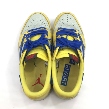 【現状渡し品】【メンズ】 NIKE ナイキ ×TRAVIS SCOTT トラヴィススコット WMNS AIR JORDAN 1 RETRO LOW OG DZ4137-700 ウィメンズ エアジョーダン 1 レトロ スニーカー 靴 160-260411-na-11-tagh サイズ：26.5cm US 9.5 カラー：CANARY/RACER BLUE-LIGHT SILVER 万代Net店