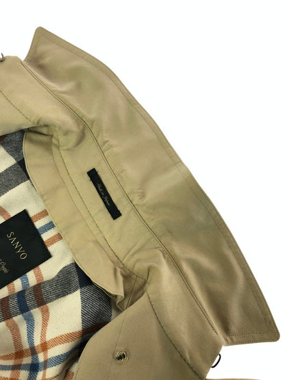 【中古品】【レディース】 SANYO サンヨー CHECK WOOL LINER TRENCH COAT "BEIGE" チェックウールライナー トレンチ コート アウター 168-260404-rt-20-tag サイズ：34 カラー：ベージュ 万代Net店