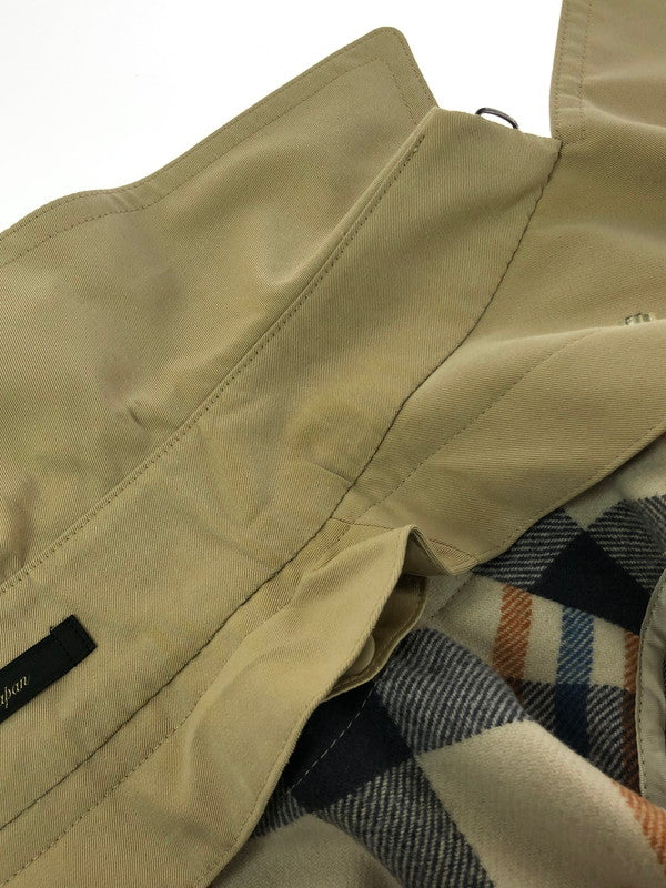 【中古品】【レディース】 SANYO サンヨー CHECK WOOL LINER TRENCH COAT "BEIGE" チェックウールライナー トレンチ コート アウター 168-260404-rt-20-tag サイズ：34 カラー：ベージュ 万代Net店