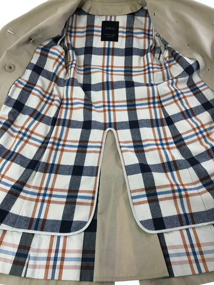 【中古品】【レディース】 SANYO サンヨー CHECK WOOL LINER TRENCH COAT "BEIGE" チェックウールライナー トレンチ コート アウター 168-260404-rt-20-tag サイズ：34 カラー：ベージュ 万代Net店