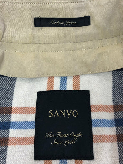 【中古品】【レディース】 SANYO サンヨー CHECK WOOL LINER TRENCH COAT "BEIGE" チェックウールライナー トレンチ コート アウター 168-260404-rt-20-tag サイズ：34 カラー：ベージュ 万代Net店