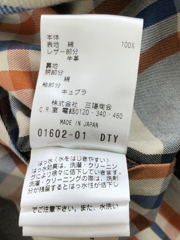【中古品】【レディース】 SANYO サンヨー CHECK WOOL LINER TRENCH COAT "BEIGE" チェックウールライナー トレンチ コート アウター 168-260404-rt-20-tag サイズ：34 カラー：ベージュ 万代Net店