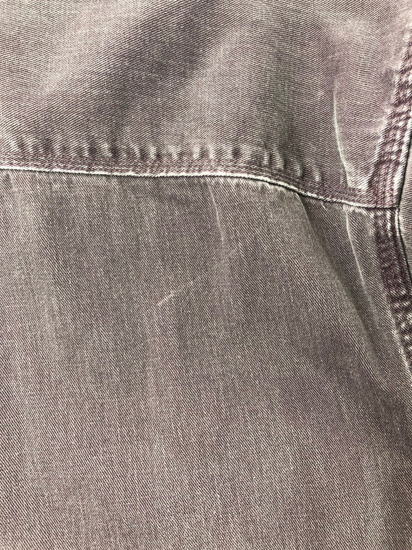 【中古品】【メンズ】 EDDIE BAUER エディー・バウアー 80's ELKHORN TWILL L/S SHIRT エルクホーン ツイル ロング スリーブ シャツ トップス 黒タグ ヴィンテージ 146-260516-rt-20-tagh サイズ：不明 下記参照 カラー：パープル 万代Net店