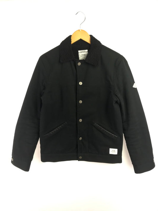 【中古品】【メンズ】 THE CRIMIE ザ クライミー FLEECE-LINED DECK JACKET 裏ボア デッキジャケット アウター 142-260822-rt-28-tagh サイズ：S カラー：ブラック 万代Net店