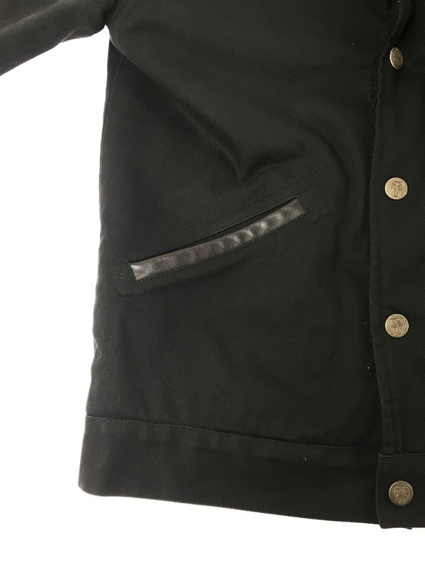 【中古品】【メンズ】 THE CRIMIE ザ クライミー FLEECE-LINED DECK JACKET 裏ボア デッキジャケット アウター 142-260822-rt-28-tagh サイズ：S カラー：ブラック 万代Net店