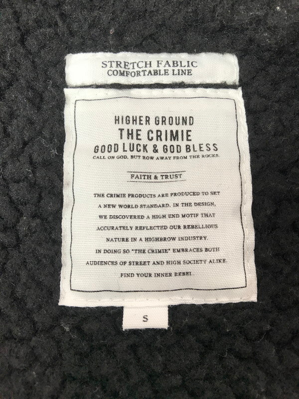 【中古品】【メンズ】 THE CRIMIE ザ クライミー FLEECE-LINED DECK JACKET 裏ボア デッキジャケット アウター 142-260822-rt-28-tagh サイズ：S カラー：ブラック 万代Net店